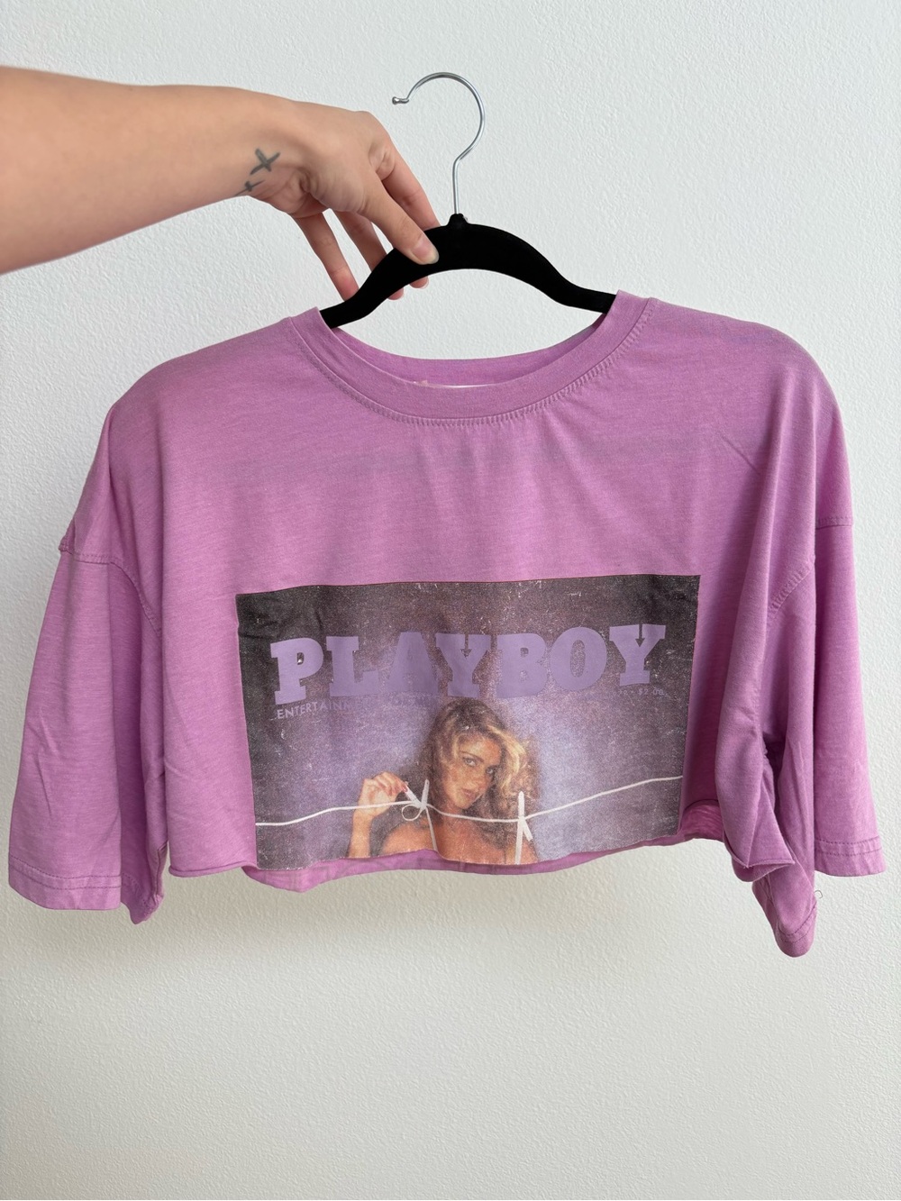 Playboy x Missguided cropped tee